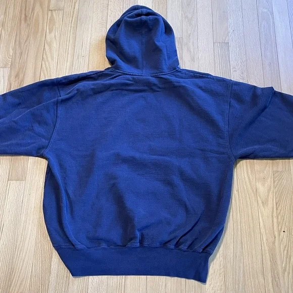 Vintage Chicago Cubs 2003 Playoff Hoodie Sweatshirt Majestic MLB Blue Men XL - Picture 7 of 7